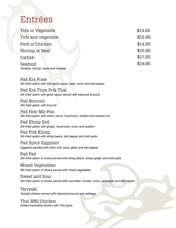 Menu Page 5